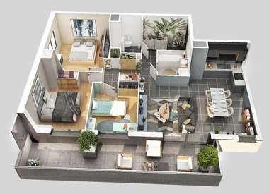 Appartement 4 Pièces 81 m²