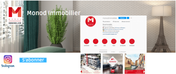 S'abonner Instagram Monod